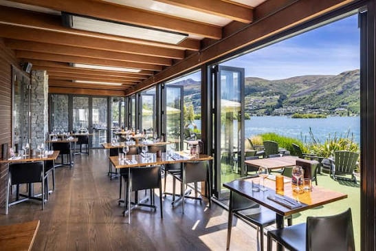 Private dining table with Central Otago wine and candles